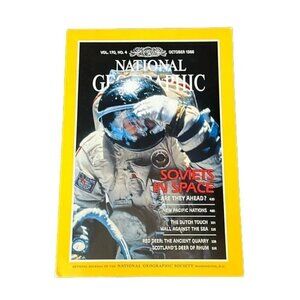 ❤️ NATIONAL GEOGRAPHIC OCTOBER 1986 SOVIETS IN SPACE
